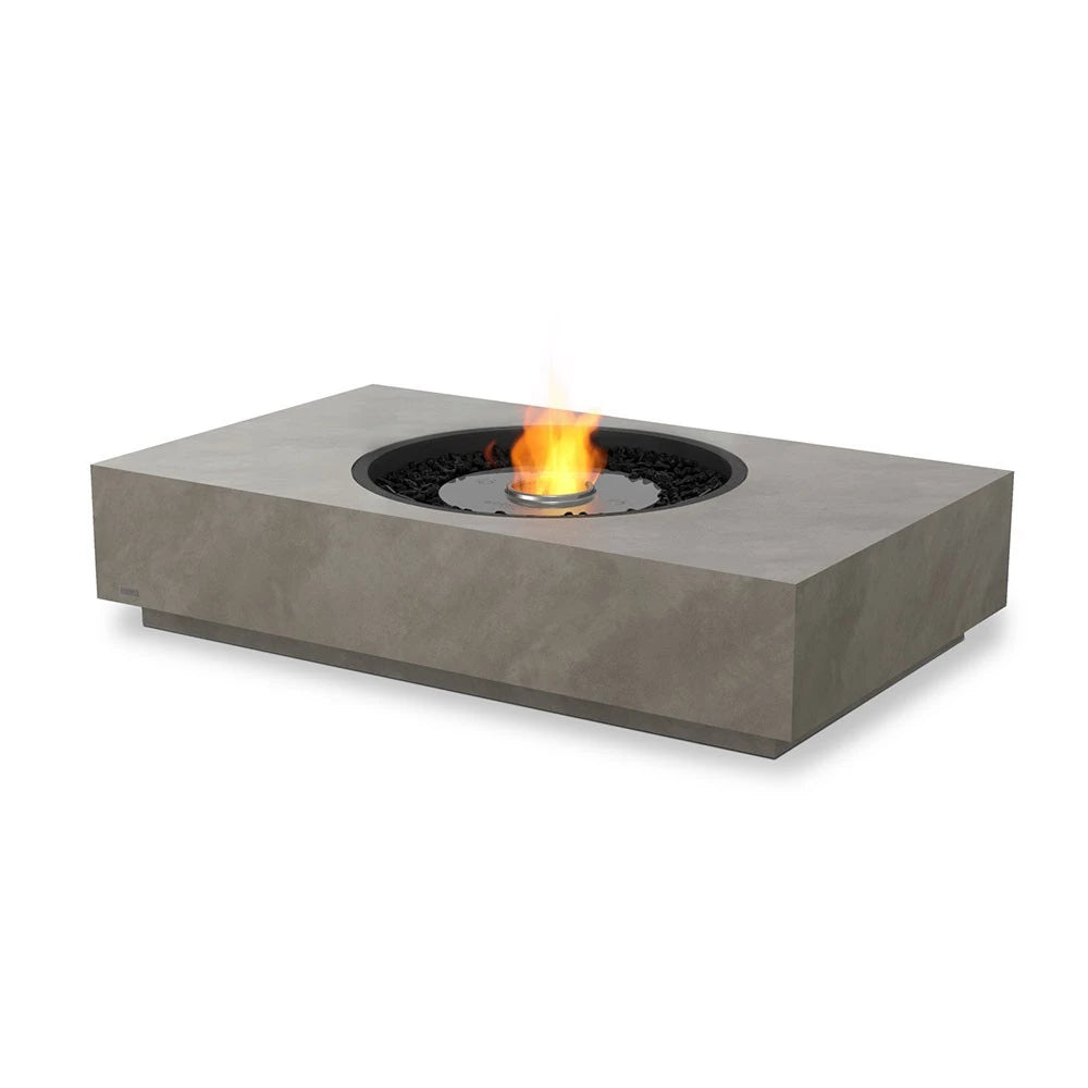 Martini 50 bioethanol fire pit, round outdoor centrepiece