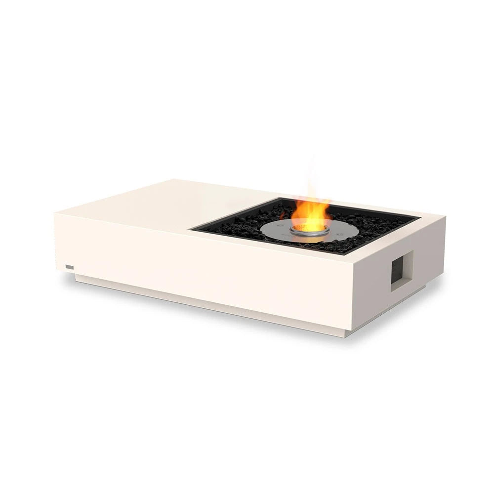 Manhattan 50 bioethanol fire pit, modern rectangular design