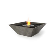 Nova 850 outdoor bioethanol fireplace, large square outdoor style