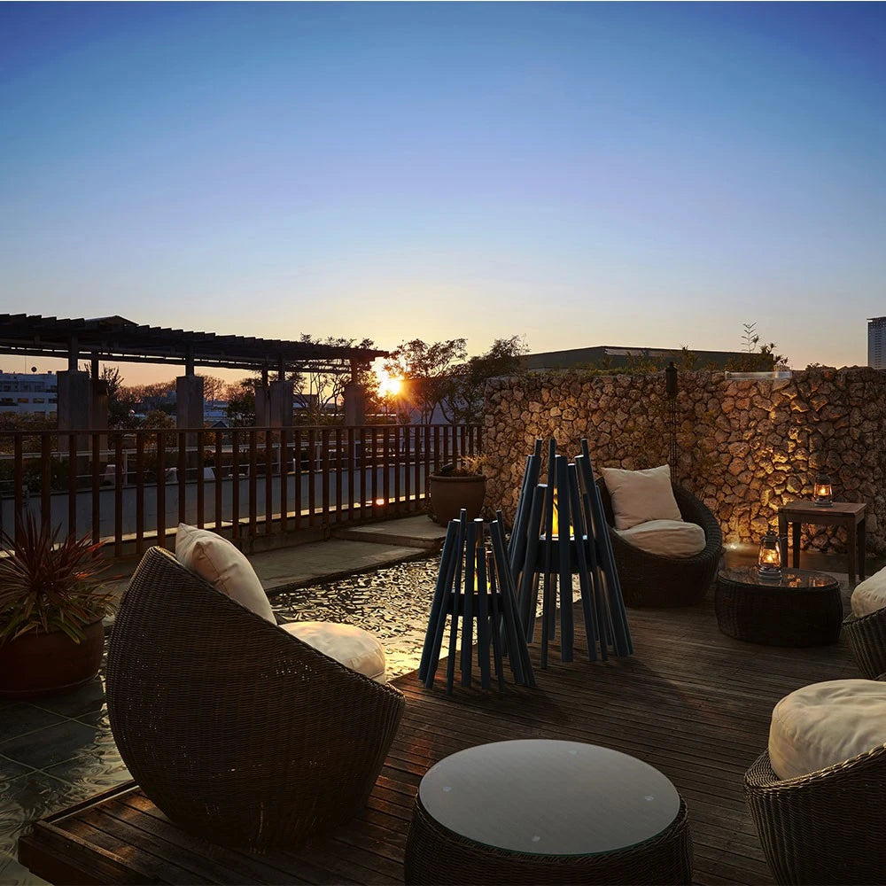 Stix Outdoor - Black Bioethanol Fireplace