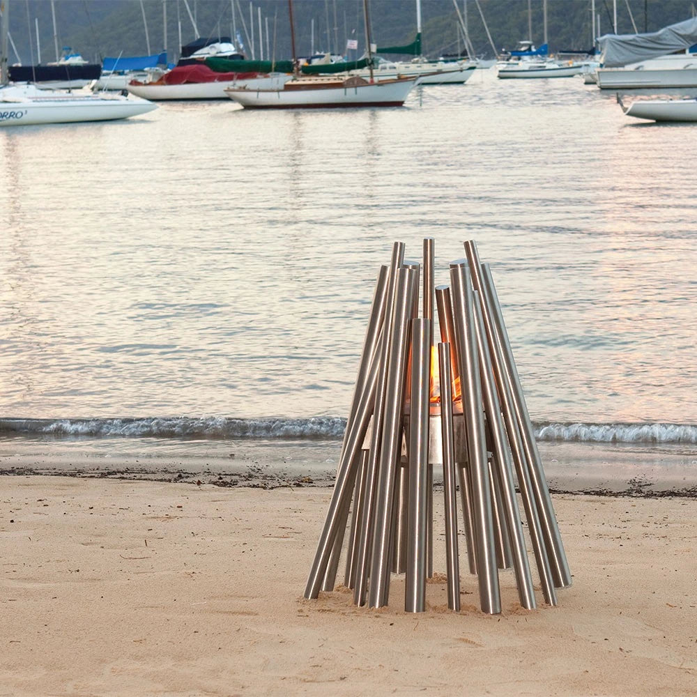 Stix Outdoor - Black Bioethanol Fireplace