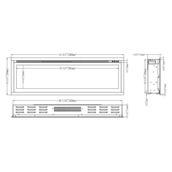 Regal 106 Electric fireplace