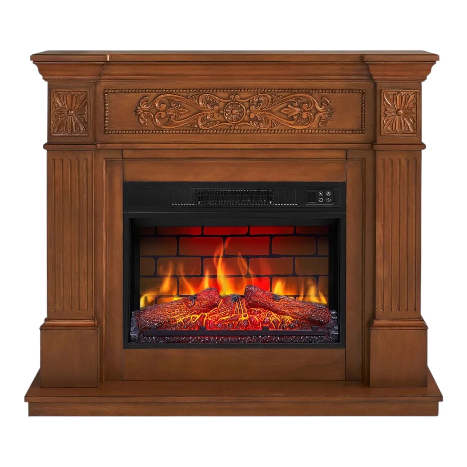 Toscana Electric Fireplace Suite - Oak