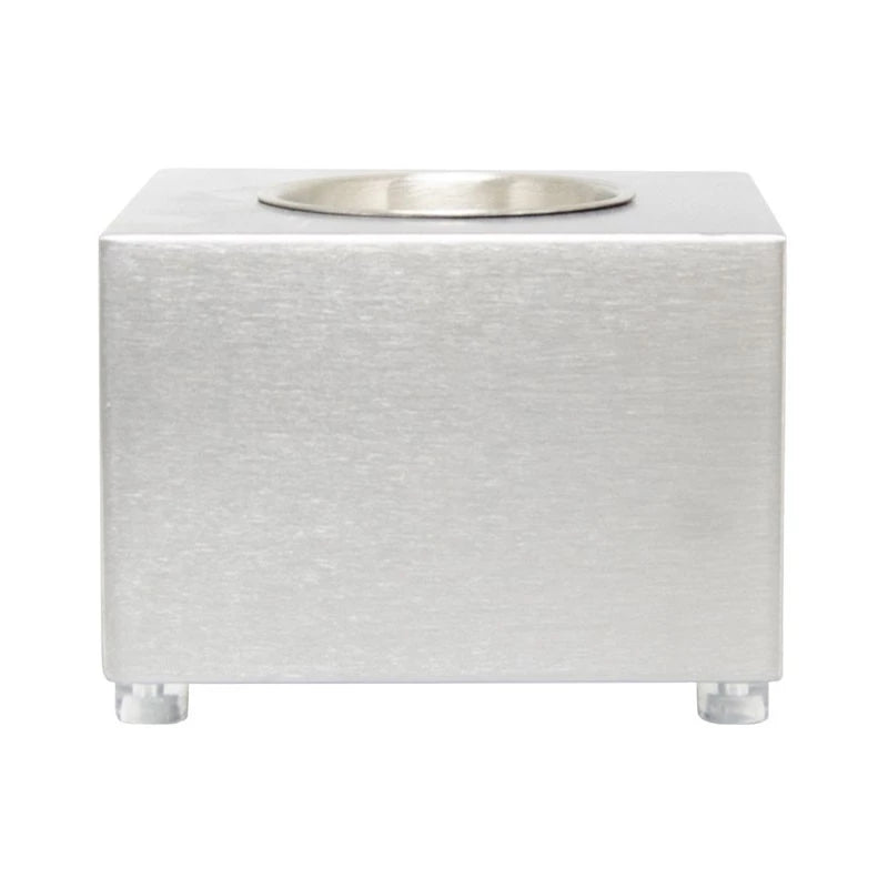 Lareira a Bioetanol de Mesa em Forma de Cubo - Aço