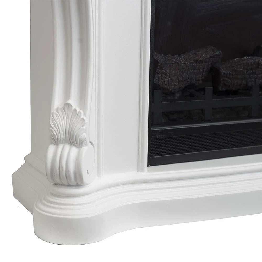 Lex Electric Fireplace - White