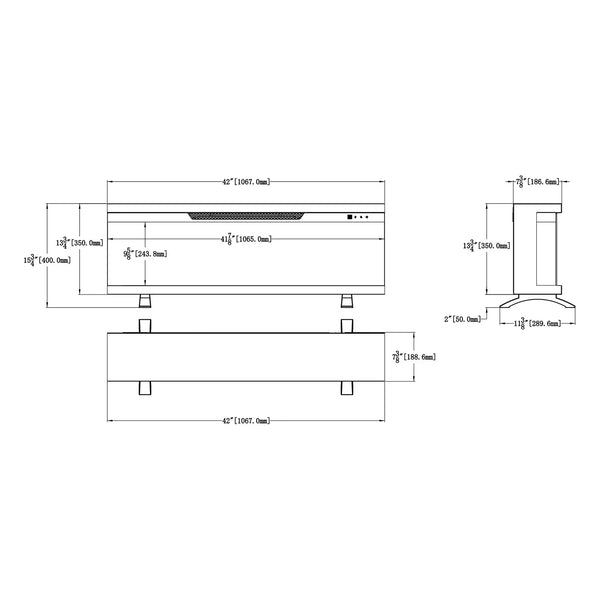 Unity 107 Electric Fireplace