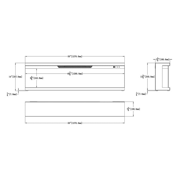 Unity 127 Electric Fireplace