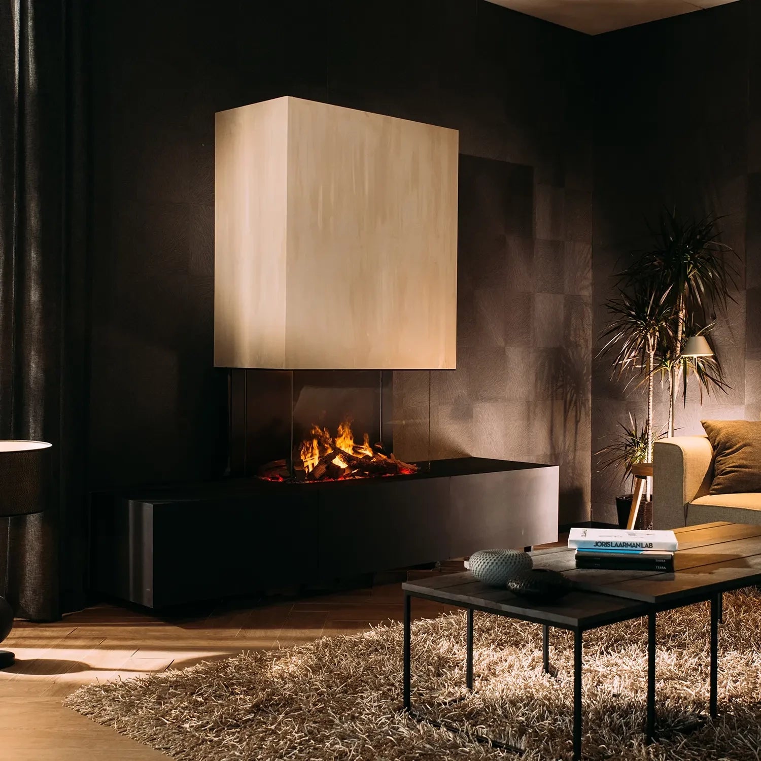 Dimplex e-MatriX 800-500 III Three-sided Water Vapour Fireplace