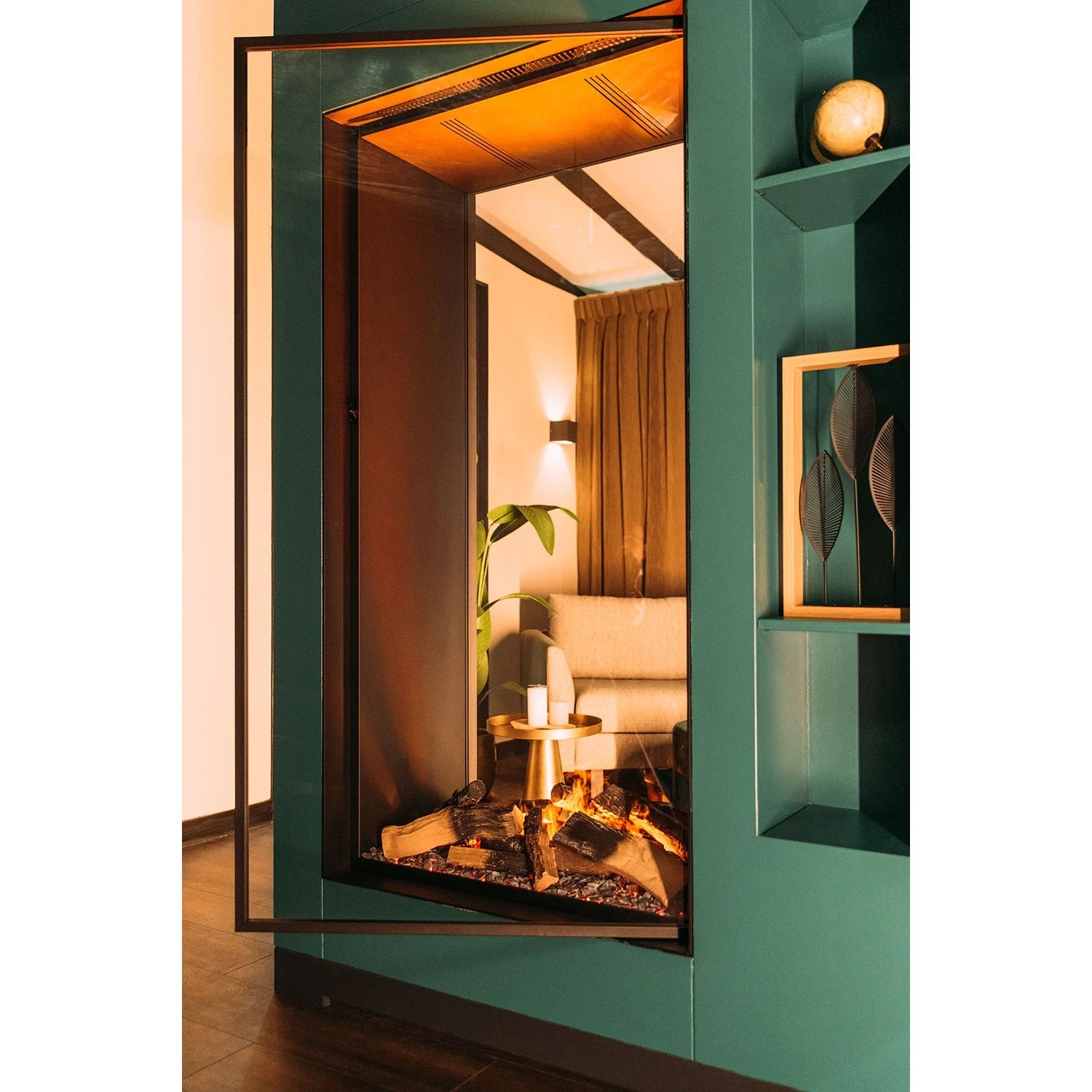 Dimplex e-MatriX 800-1600 ST Extra Tall See-through Water Vapour Fireplace Insert