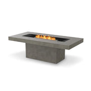 Gin 90 Bar bioethanol fire pit, tall bar-height design