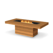 Gin 90 Bar bioethanol fire pit, tall bar-height design