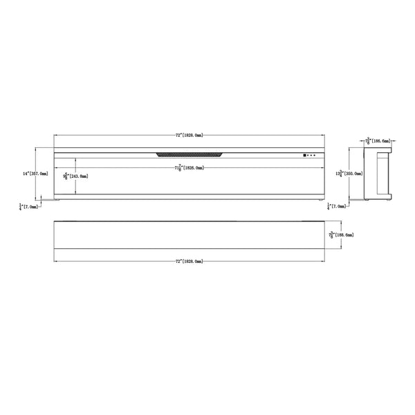 Unity 183 Electric Fireplace