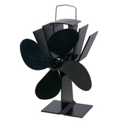 Ventoinha para Recuperador a Energia do Calor - 4 Pás - Aço Preto