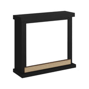 Hagen Black Fireplace Frame - Mantel fireplace without frame from TAGU