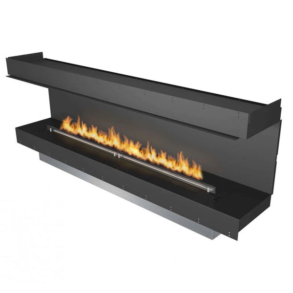 Three-sided Planika fireplace