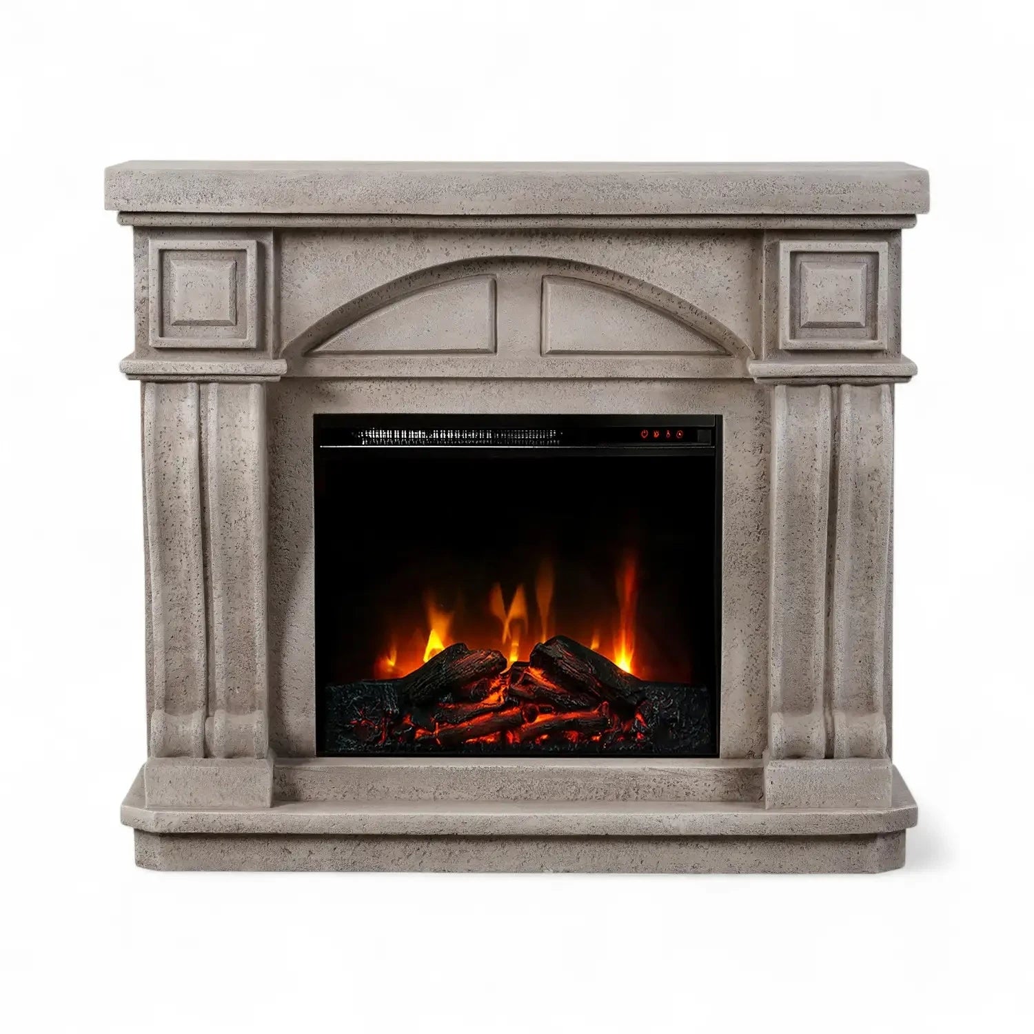 Logi - Electric Fireplace in Polystone