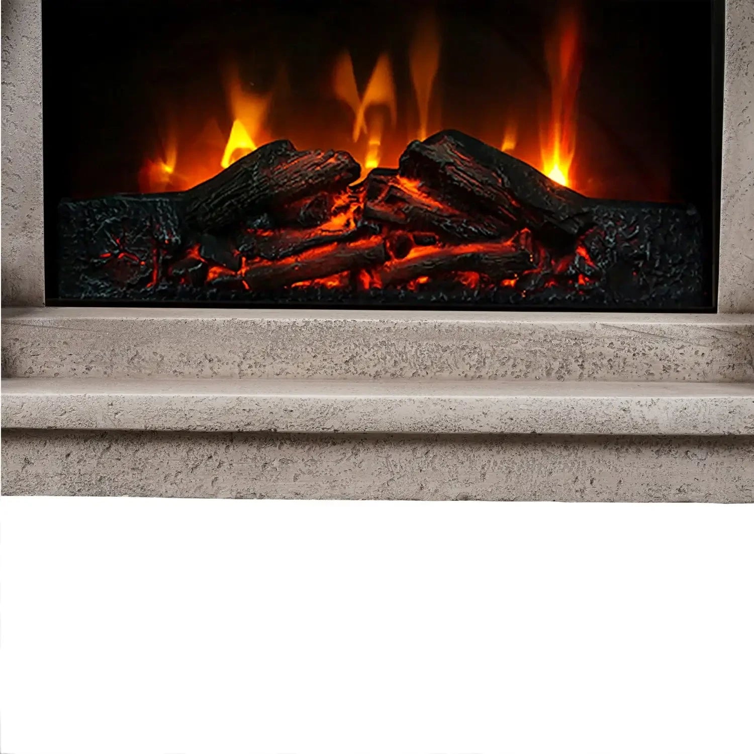 Logi - Electric Fireplace in Polystone