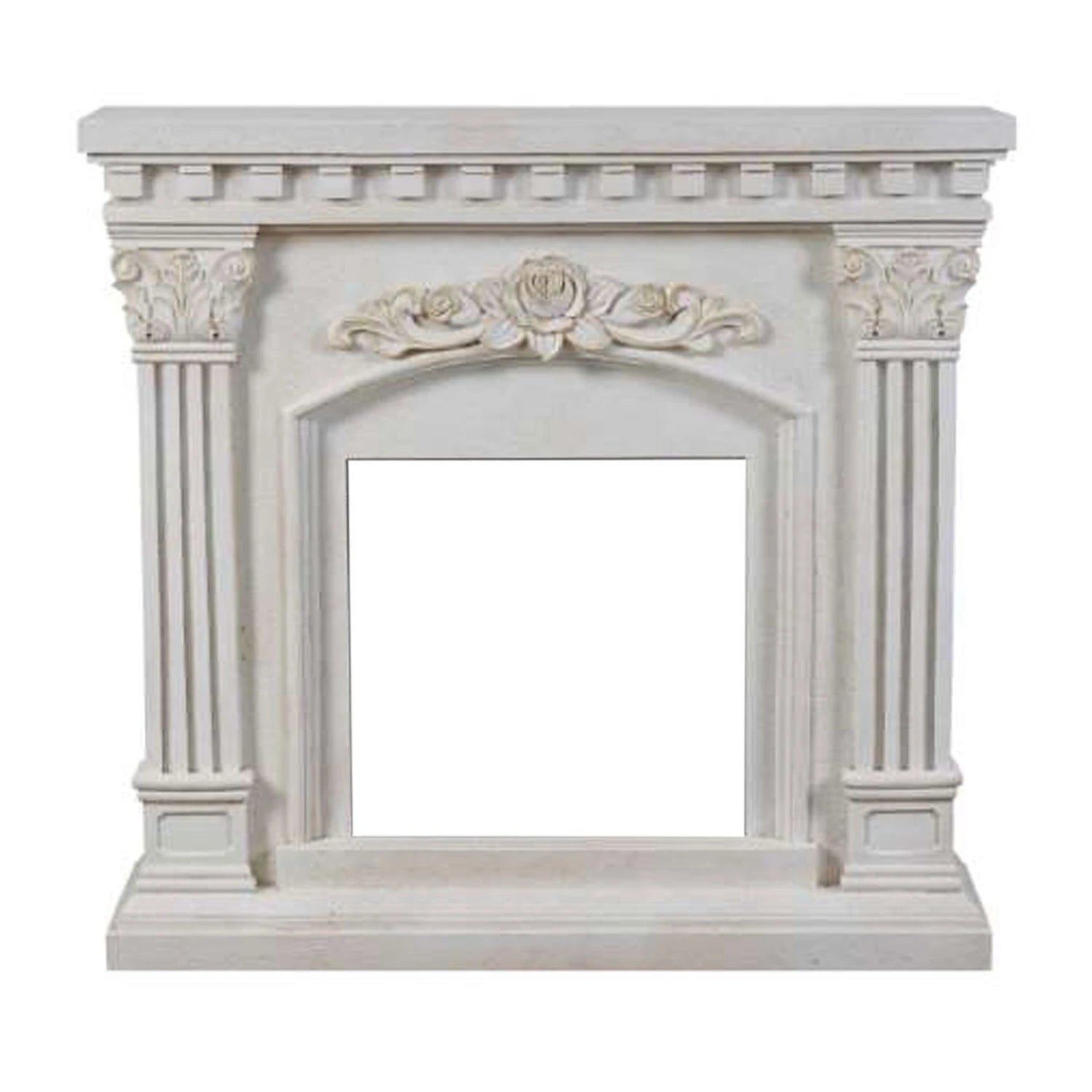 Freyr Freestanding Fireplace Surround – No Insert