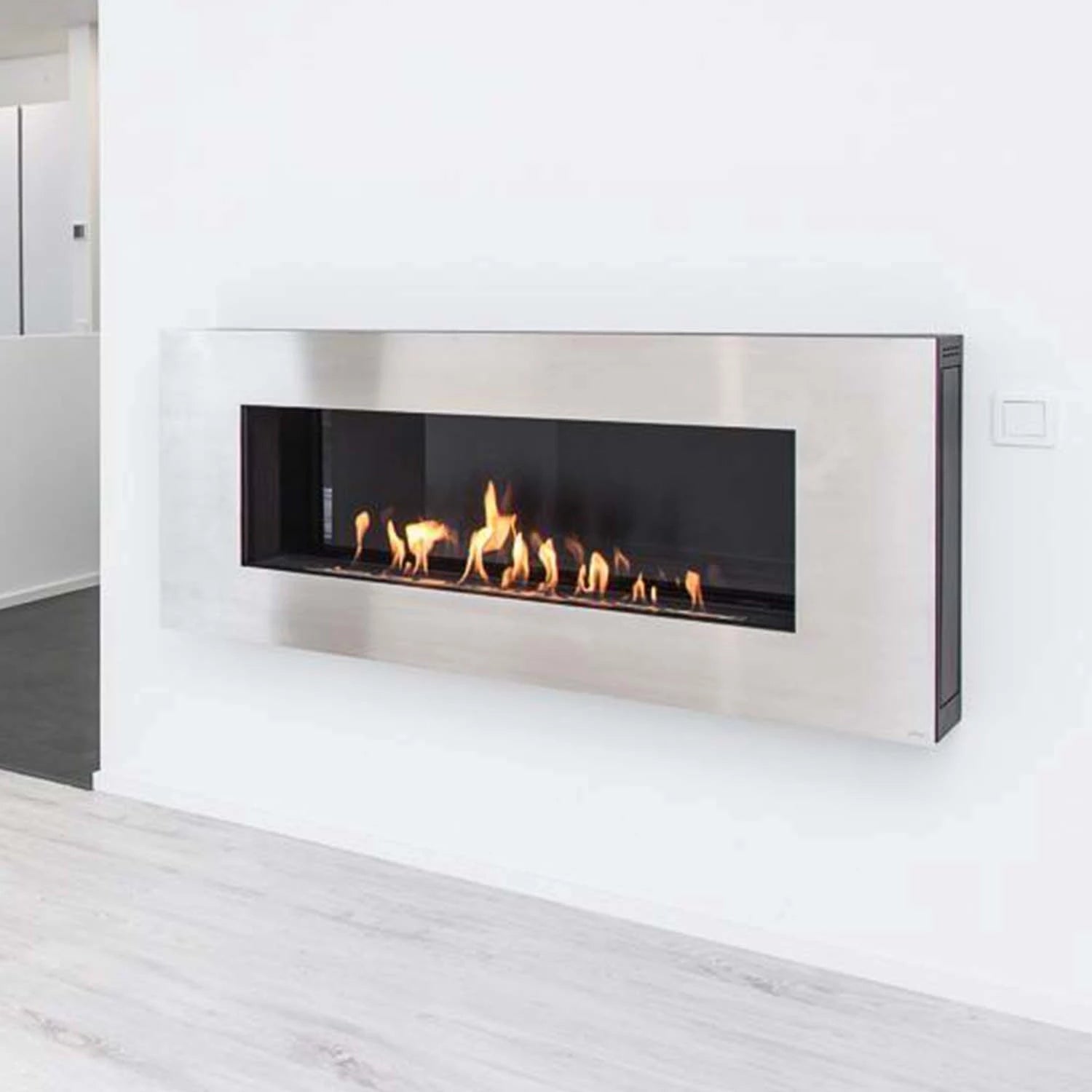 Apollo - Brushed Steel GlammFire