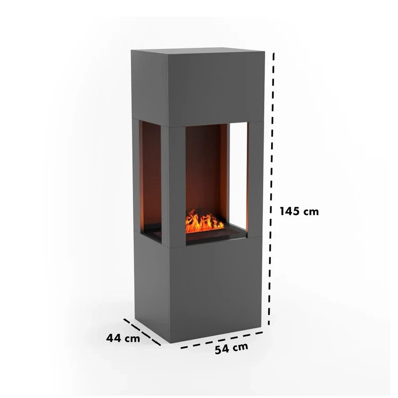 Böll Cinza - OMC 400 | Lareira a Vapor de Água Independente