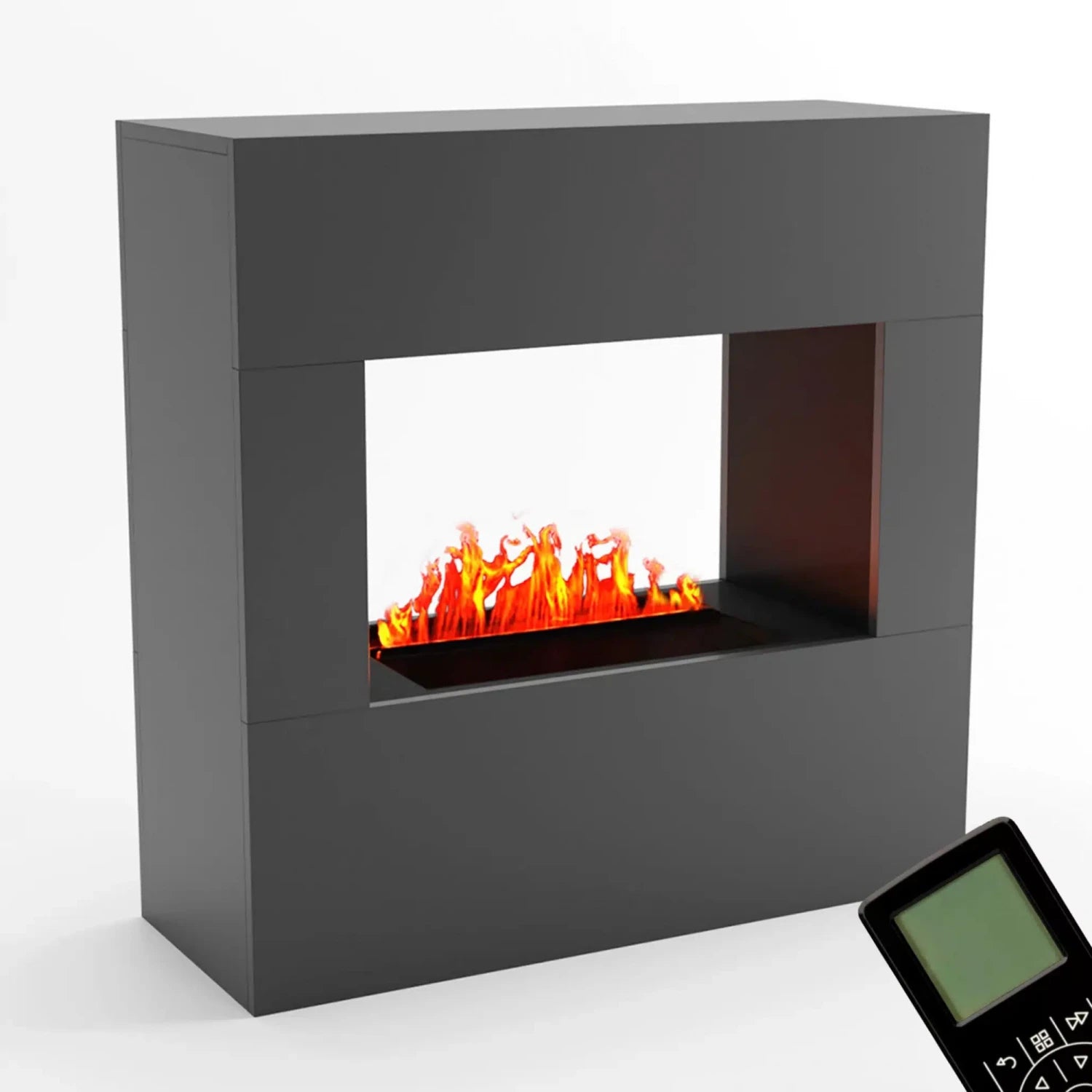 Goethe Gray OMC 600 | Freestanding Water Vapour Fireplace