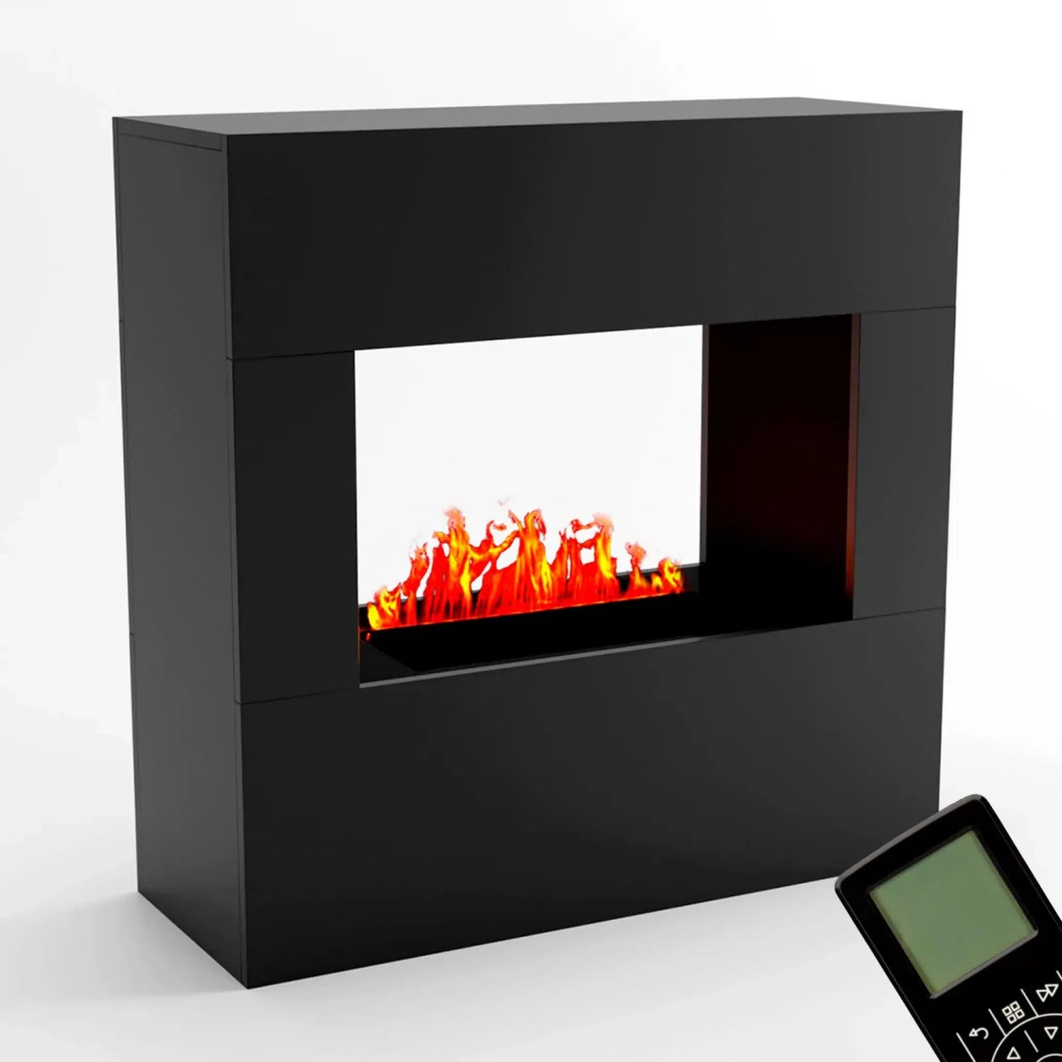 Goethe Preto OMC 600 | Lareira a Vapor de Água Independente