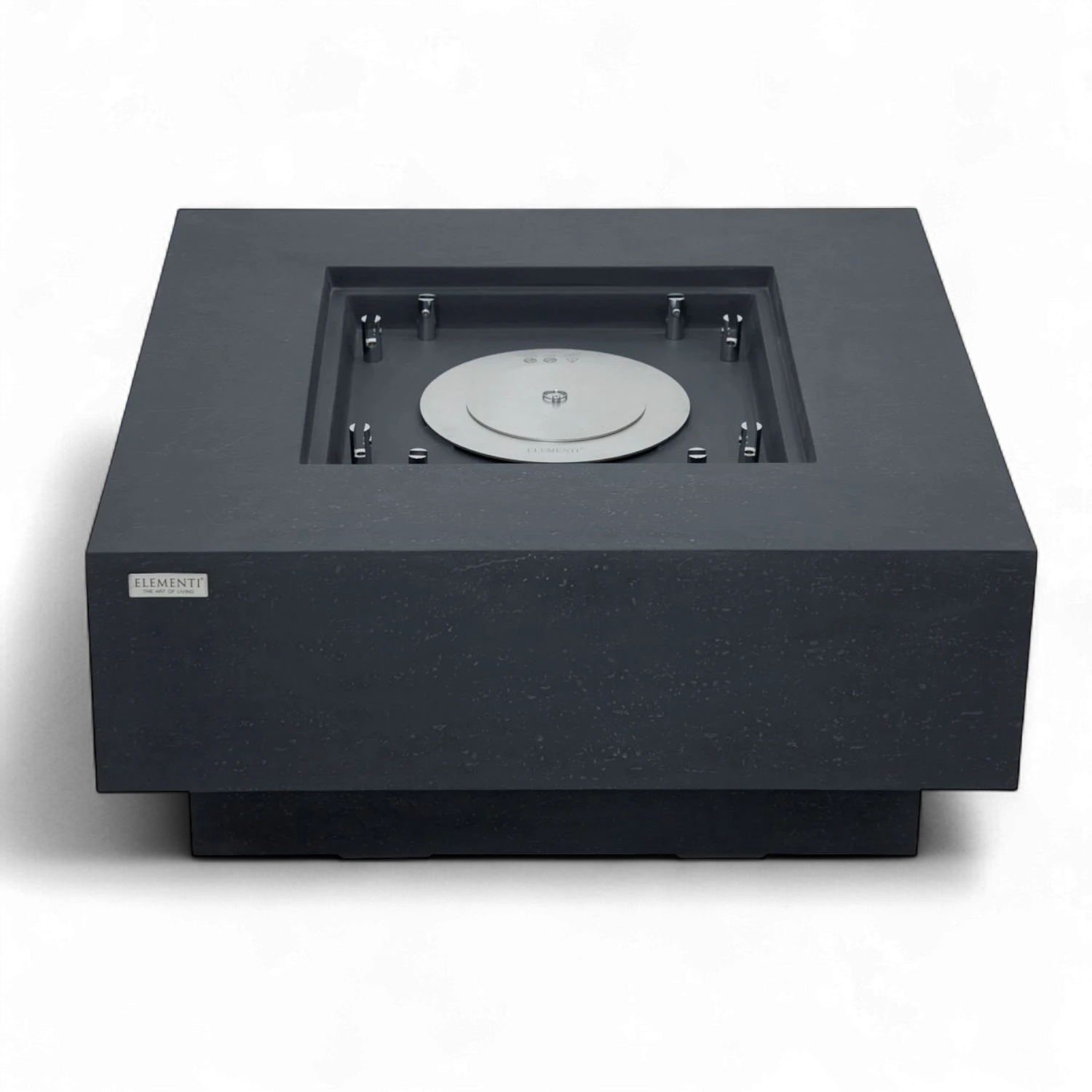 MANHATTAN Bioethanol Fire Table – Slate Black
