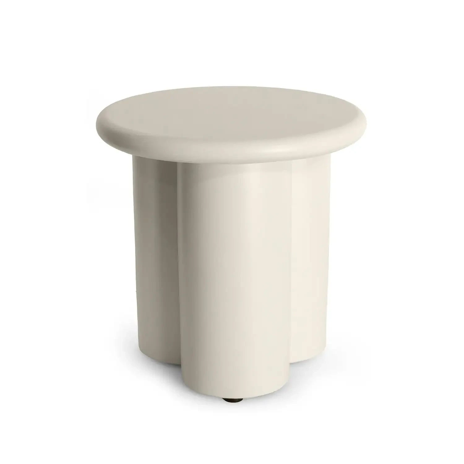 Mesa de Apoio Rib Oyster Bege – Mesa de Exterior em Compósito