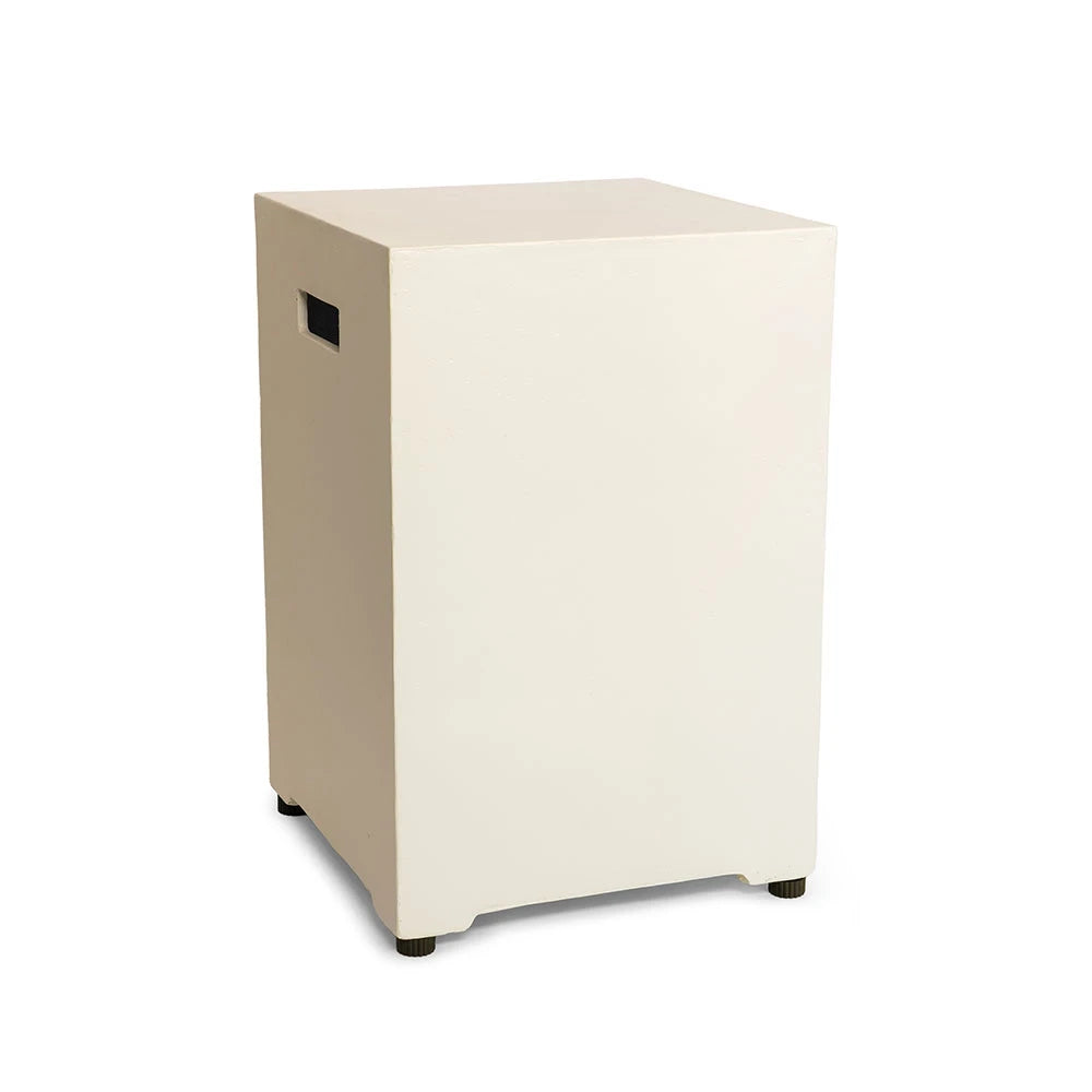 Capa Quadrada Oyster Beige – Cobertura para Botija de Gás