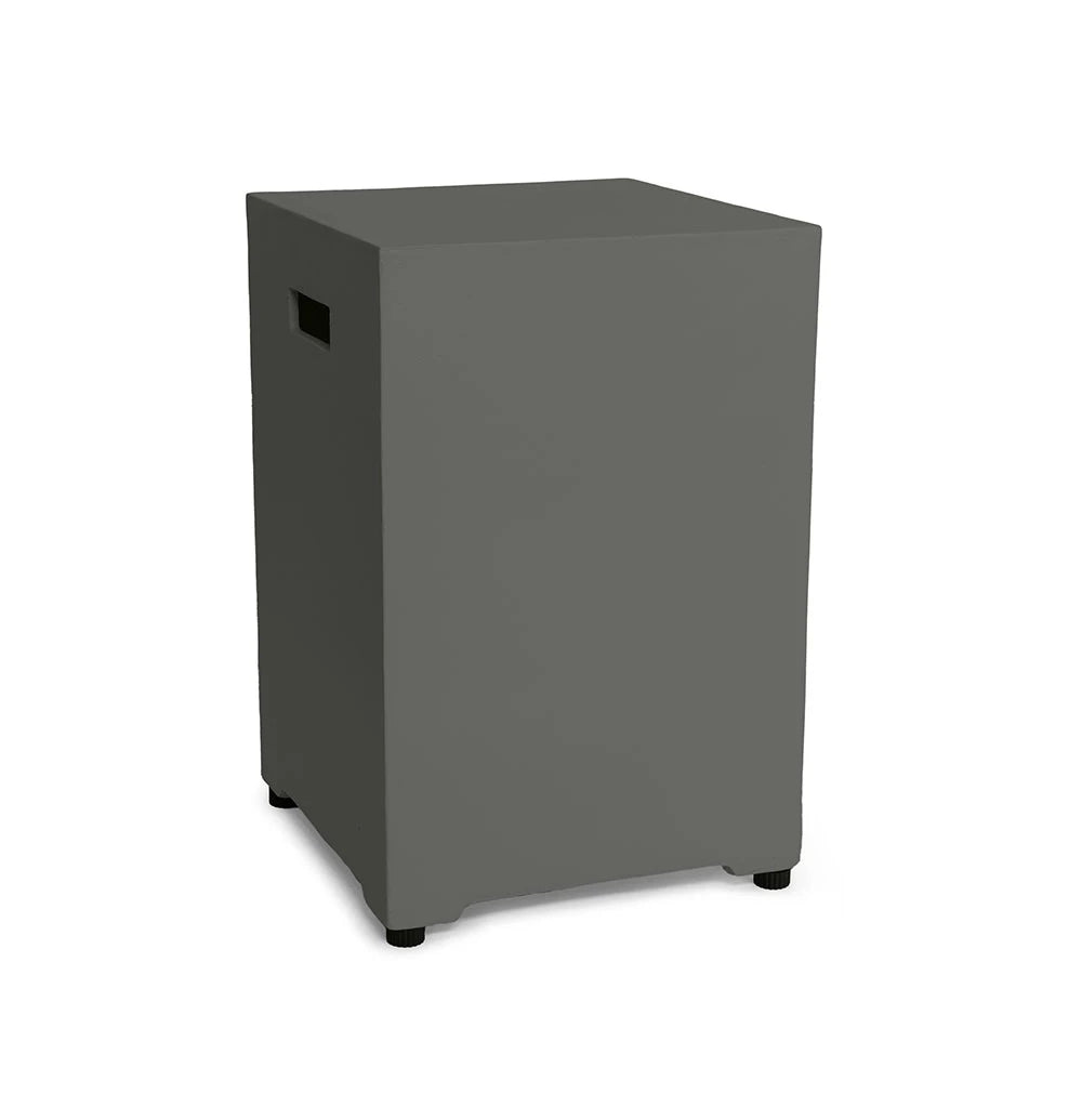 Cobertura Quadrada Smokey Anthracite – Tampa para Botija de Gás