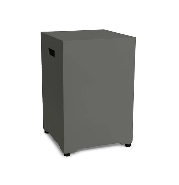 Cobertura Quadrada Smokey Anthracite – Tampa para Botija de Gás