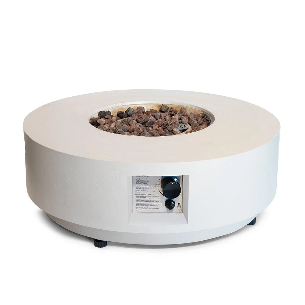 Estate Round 76 Oyster Beige – Mesa Redonda de Fogo a Gás