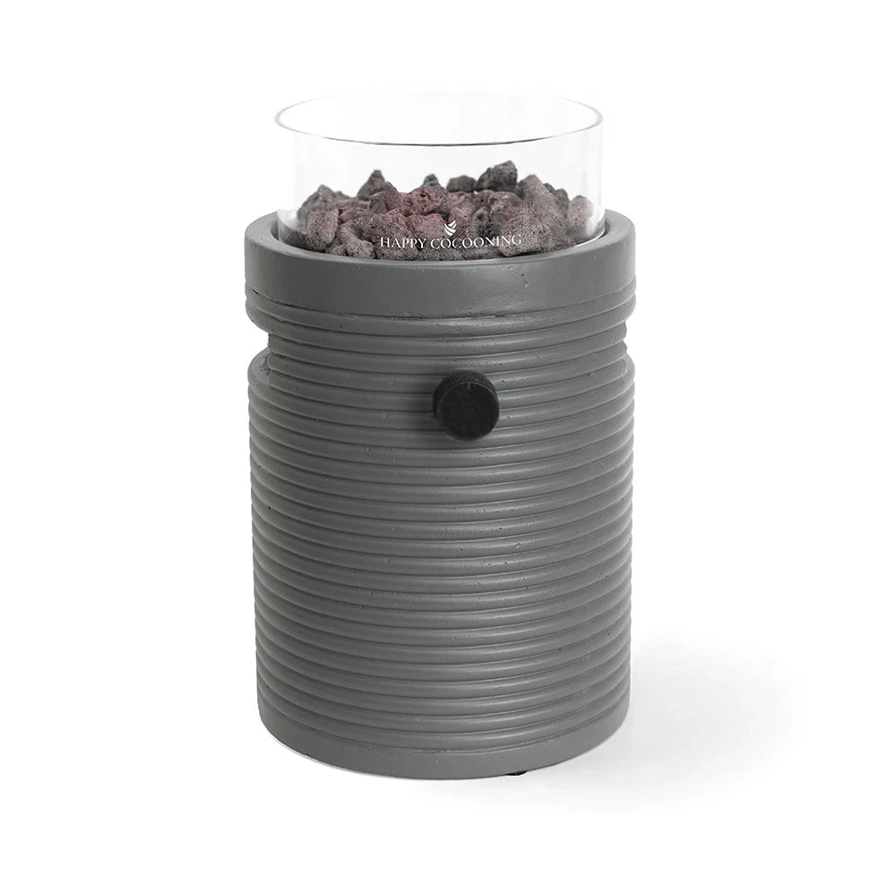 Lumi Groove Smokey Anthracite – Lareira de mesa a gás