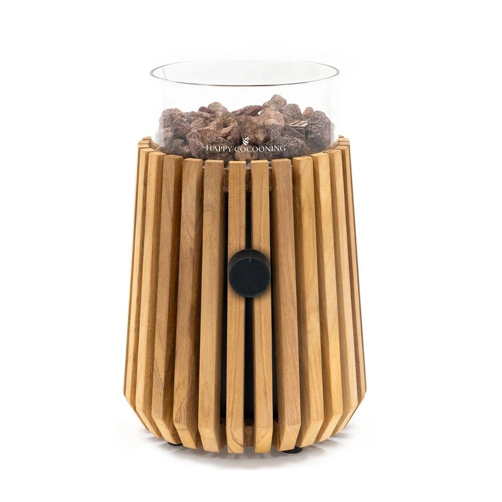 Lareira a Gás de Mesa Lumi Lagune Teak