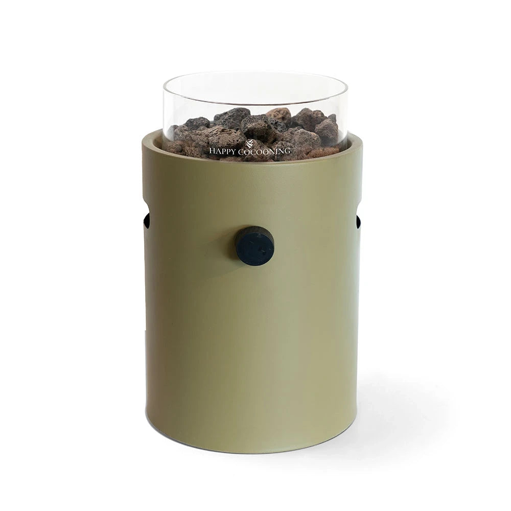 Lumi Verde-oliva – Lareira de Mesa a Gás