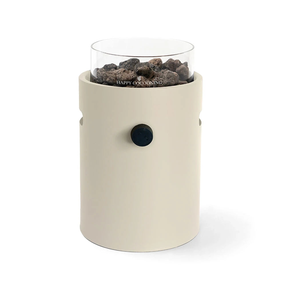 Lumi Oyster Bege – Lareira a Gás de Mesa