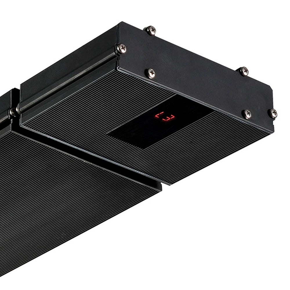 Black Heatstrip Design 2400 with remote