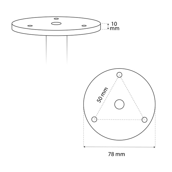 UFO-50 Lareira a Bioetanol Suspensa no Tecto - Preto