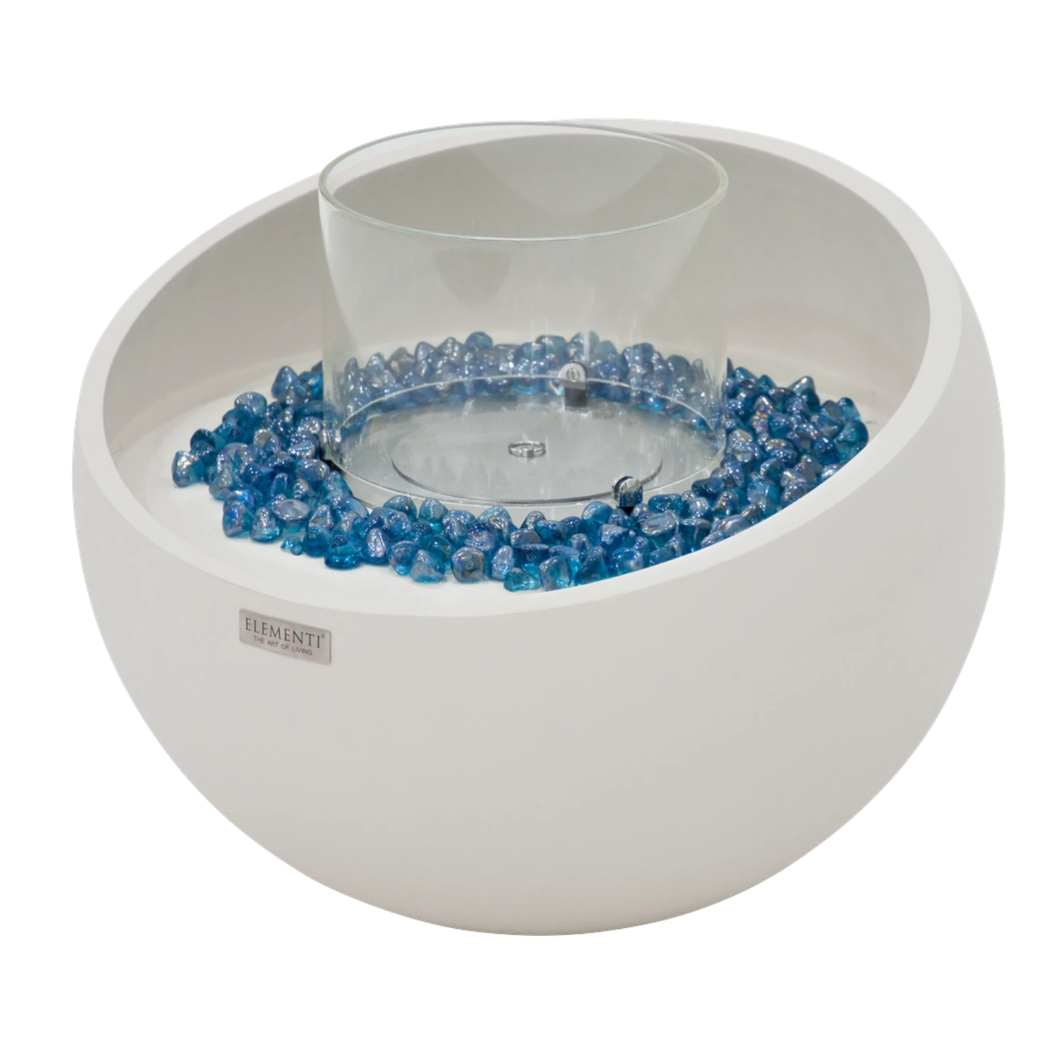 FIRENZE Taça de Fogo a Bioetanol – Branco Creme