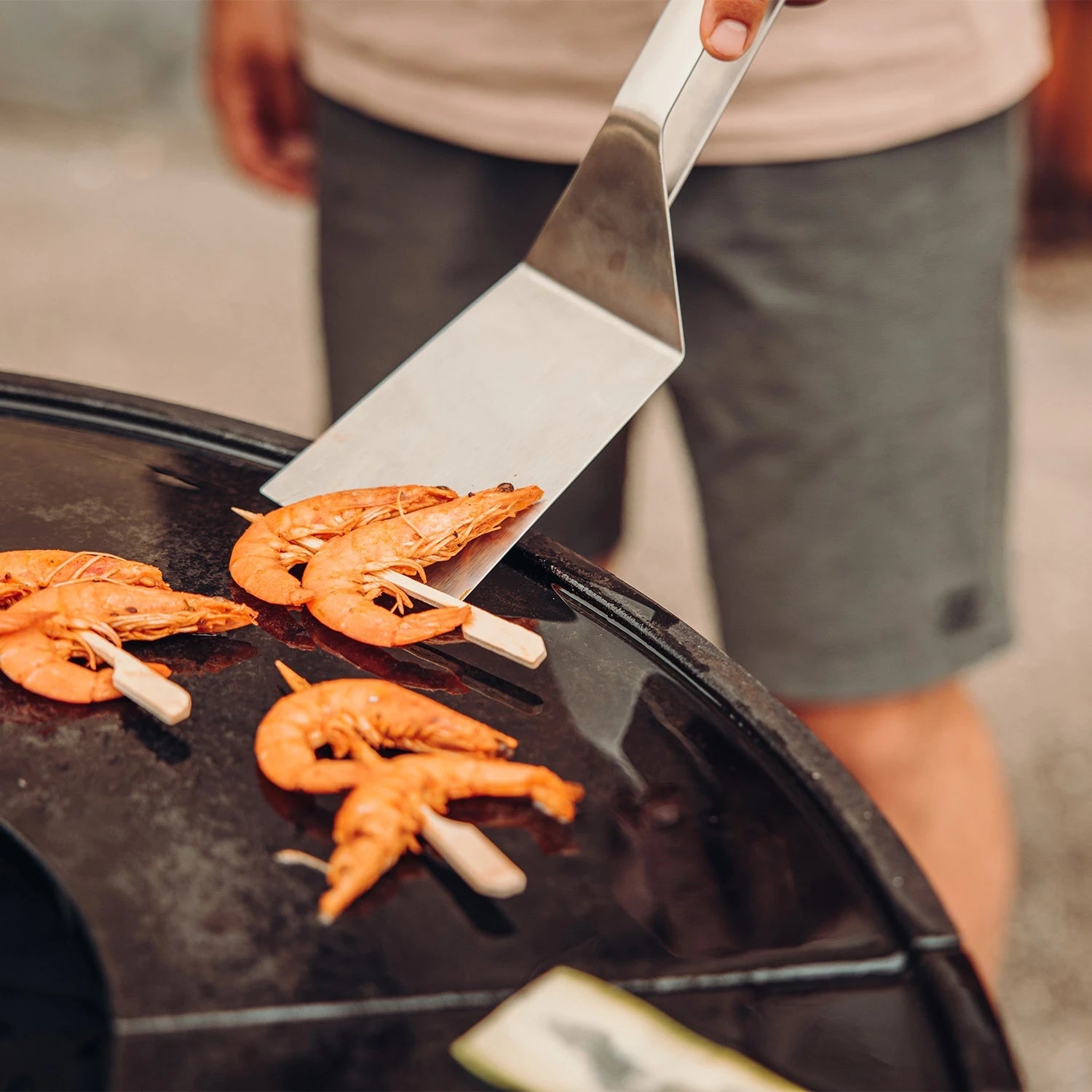 Höfats stainless steel grill Spatule for BBQs and Fire Grills