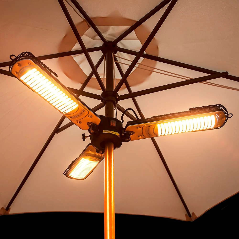 Heater Parasol Model 650-1300-2000 W, Black