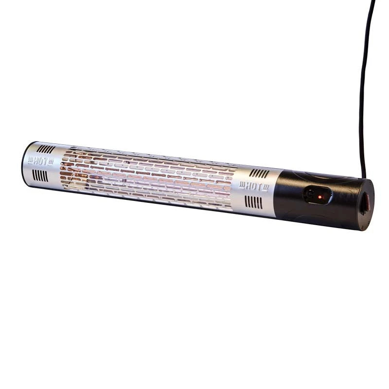 Patio Heater Wall-mounted 1500 W, Black Remote