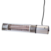Patio Heater Wall-mounted 500-1000-1500 W, Silver