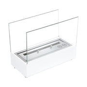 White Tabletop Bioethanol Fireplace