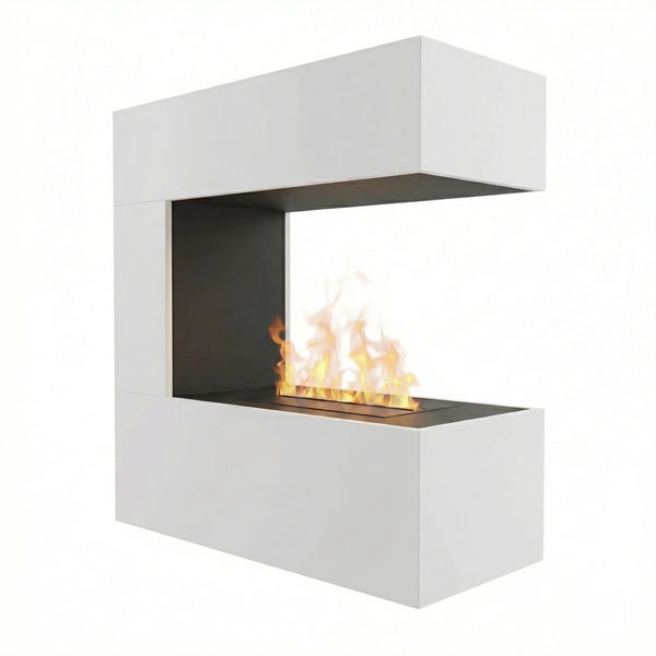Schiller Wall White - OMC 400 | Wall-mounted Water Vapour Fireplace