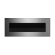 Icon Fires Nero 1150 Wall Fire - Brushed Steel