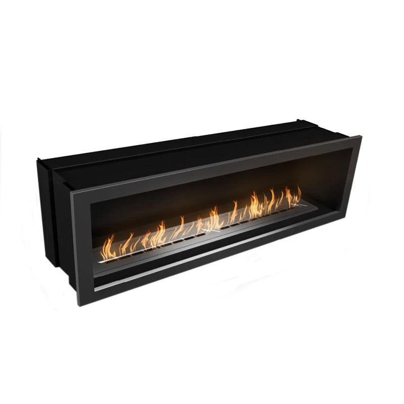 Icon Slimline Firebox SFB1350 Brushed Steel