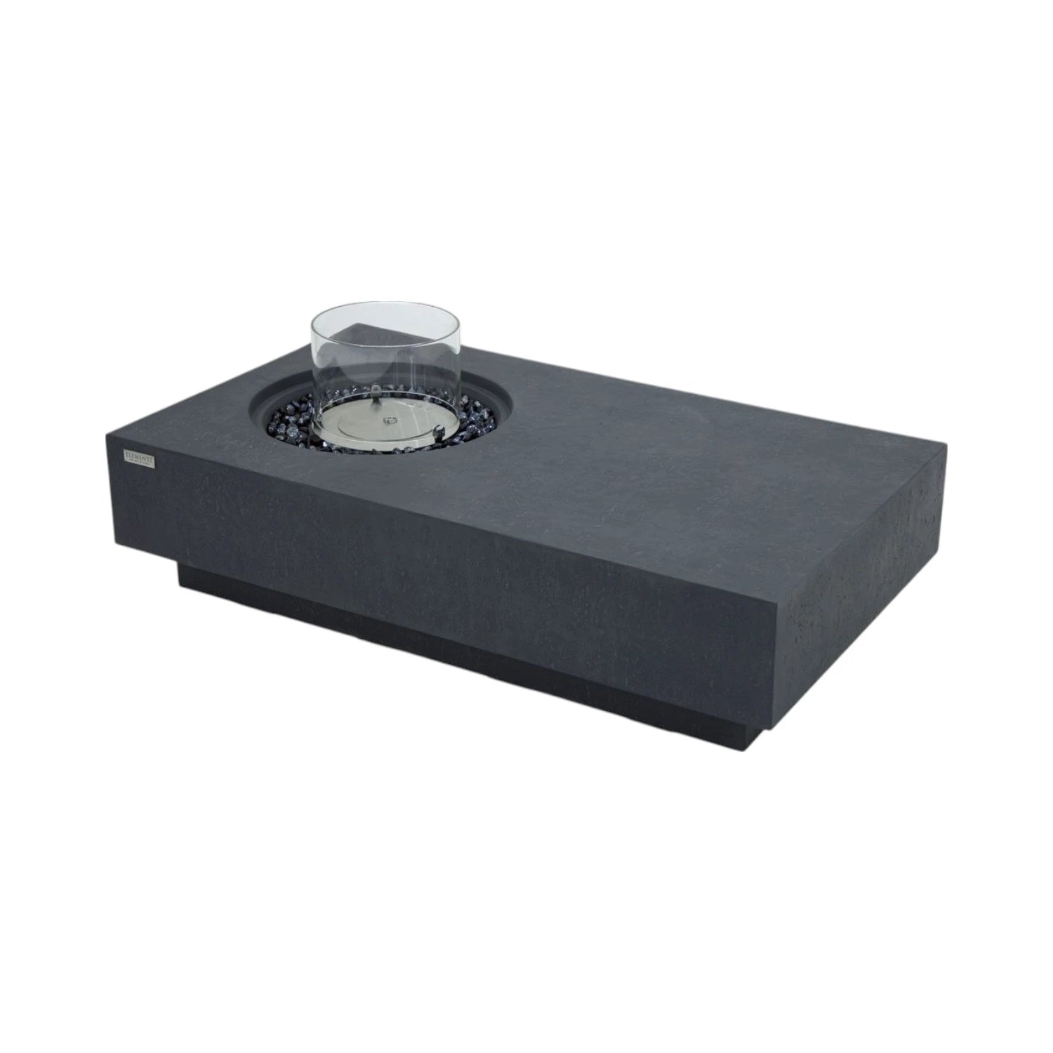 Metropolis Bioethanol Fire Table – Slate Black