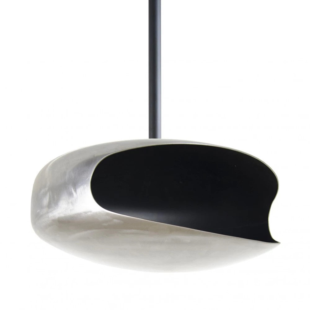 Hein and Haugaard UFO-50 Round, high-flame bio fireplace in steel