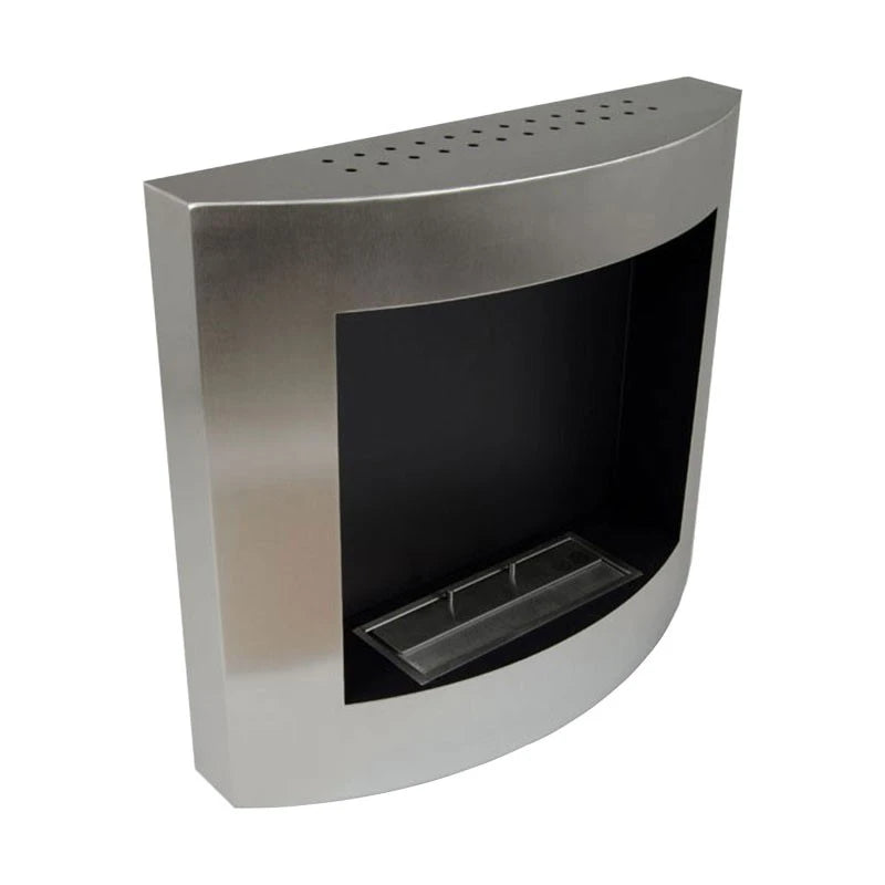 Stainless Steel Wall Mounted Biofireplace